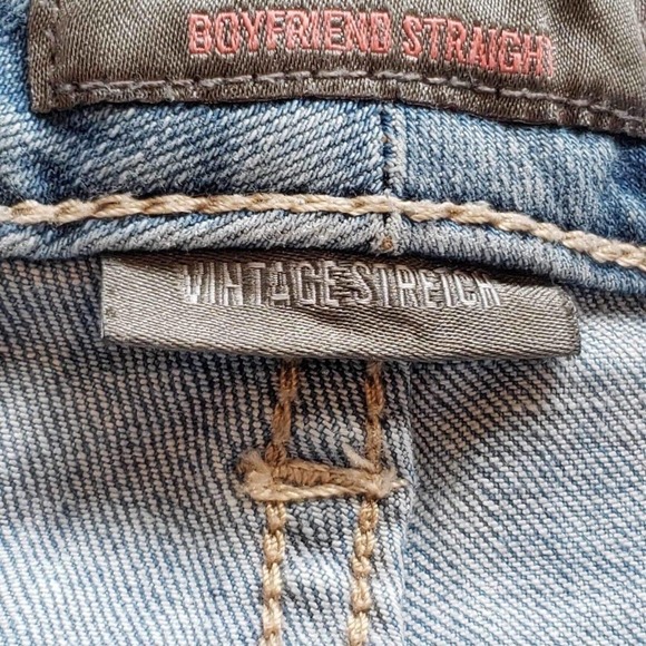 Torrid Jean Vintage Stretch Womens 18R Light Wash Distressed Boyfriend Straight - Picture 9 of 12